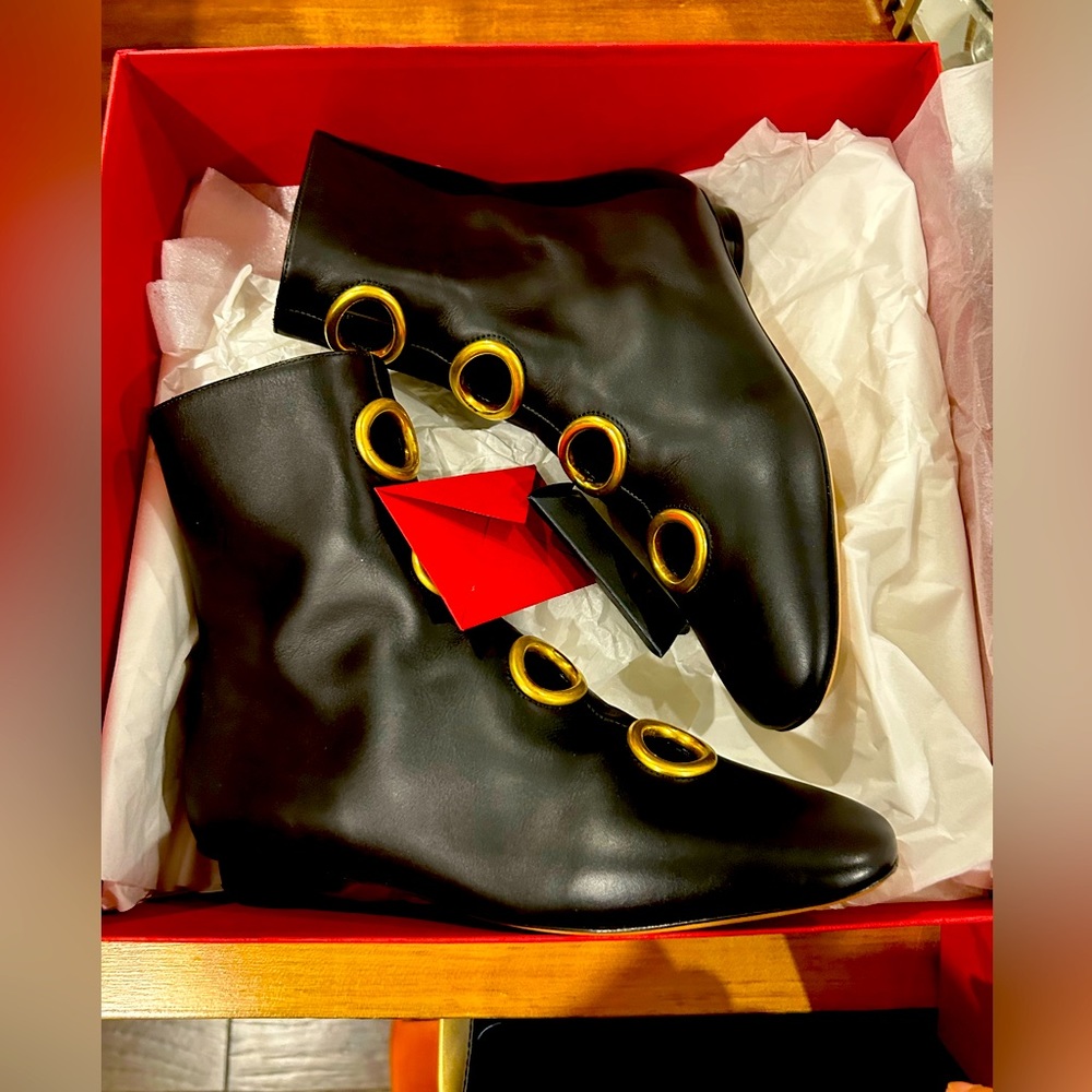 Valentino boots! Leather